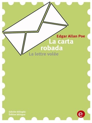 cover image of La carta robada/La lettre volée
